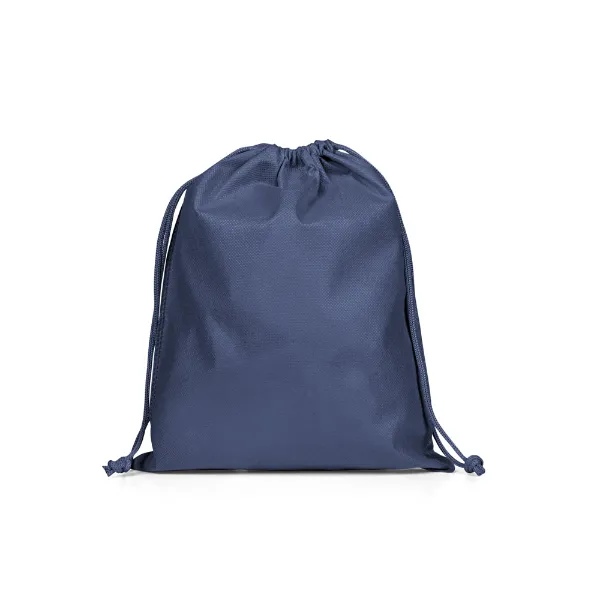 Sacola mochila tamanho media em non-woven (60 g/m²) termo-selado Sacola mochila tamanho media em non-woven (60 g/m²) termo-selado